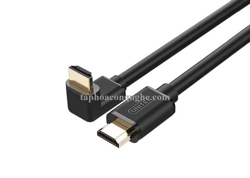 Unitek 29059 Y-C1010 1.4 5M Màu Đen Một Đầu Vuông Góc 90 Độ Cáp Hdmi 30029059